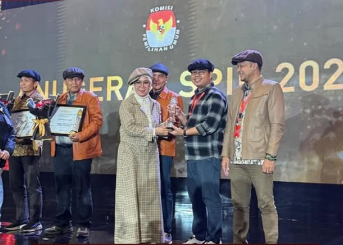 KPU Provinsi Lampung Sukses Menyabet Tiga Penghargaan pada Ajang Anugerah SPIP