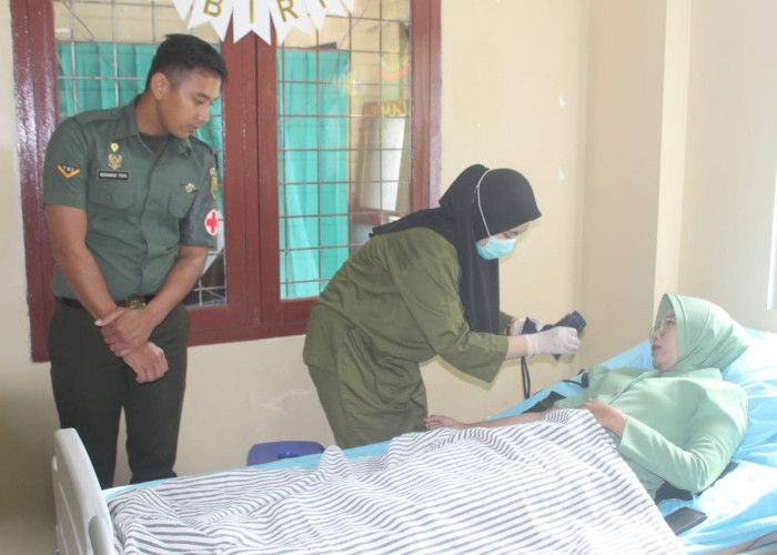 HUT Persit Candra Kirana Cabang Lampung Barat ke-78 Diwarnai Aksi Donor Darah