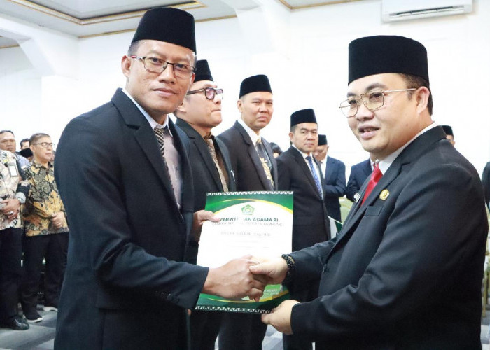 15 Bulan Jabat Plt, Miftahus Surur Sah Nahkodai Kankemenag Lampung Barat