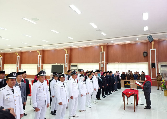 Walikota Bandar Lampung Lantik 4 Pejabat Eselon II Sekaligus 44 Pejabat Eselon III dan IV