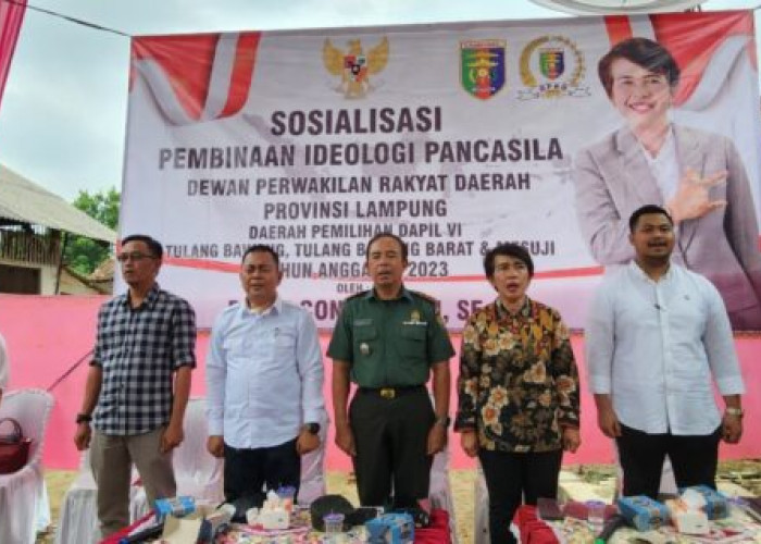 Anggota DPRD Provinsi Lampung Budhi Condrowati Gelar Sosialisasi Pembinaan Ideologi Pancasila