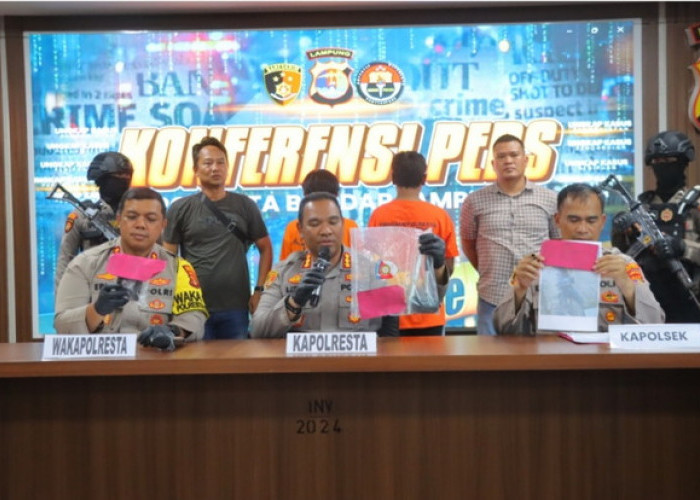 Kecanduan Judi Online, Dua Pria di Bandar Lampung Ditangkap Usai Bobol Toko Agen Ban