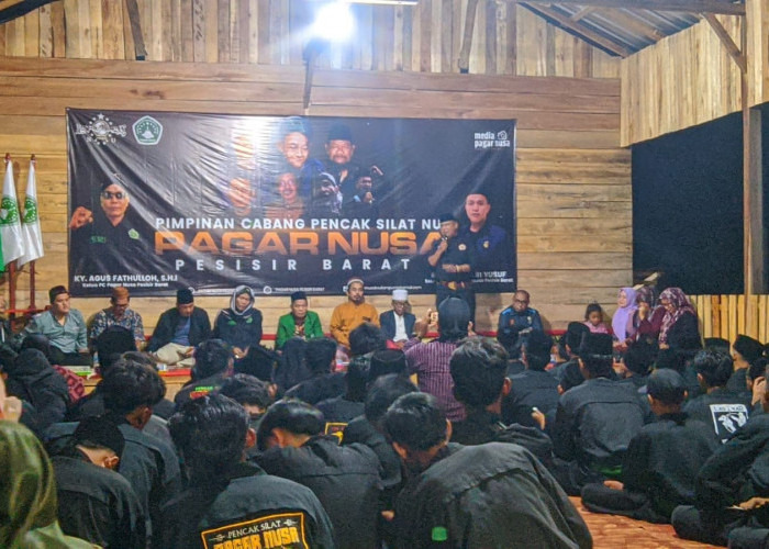 PC Pagar Nusa Pesisir Barat Sahkan 65 Anggota Baru