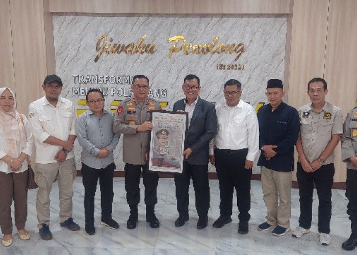 Kapolda Lampung Tersanjung dan Bangga Riset dari Disway Research and Development Jakarta dan Litbang RLMG
