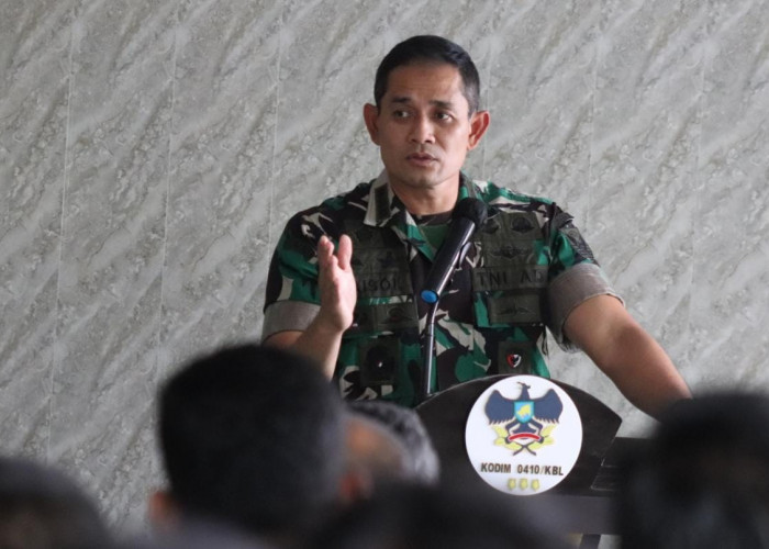 Dandim 0410 KBL Kolonel Inf Faisol Izuddin Tegas Katakan TNI Solid, Bukan Gerombolan 