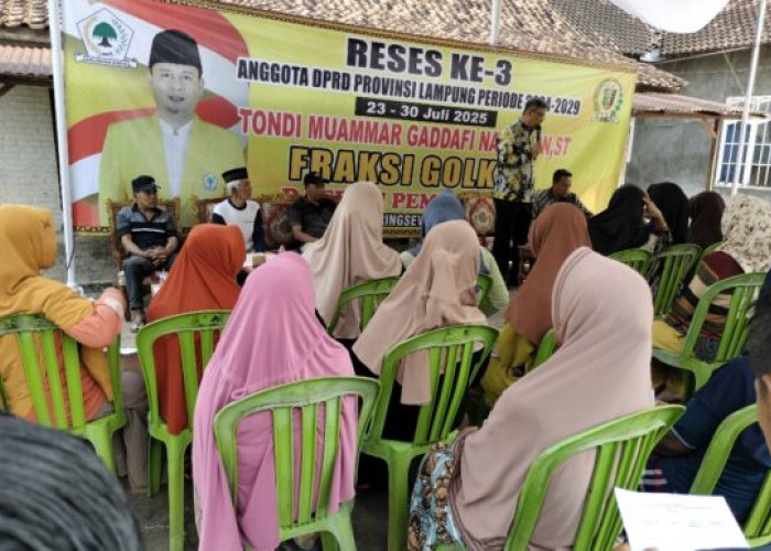 Serap Aspirasi Warga Pekon Kediri, Tondi Terima Sejumlah Keluhan