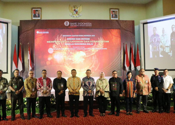 Sekdaprov Lampung Hadiri Pertemuan Tahunan Bank Indonesia
