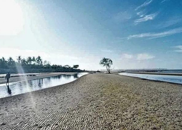 Pesona Senja di Pantai Sepahat, Permata Pesisir Bengkalis yang Menawan