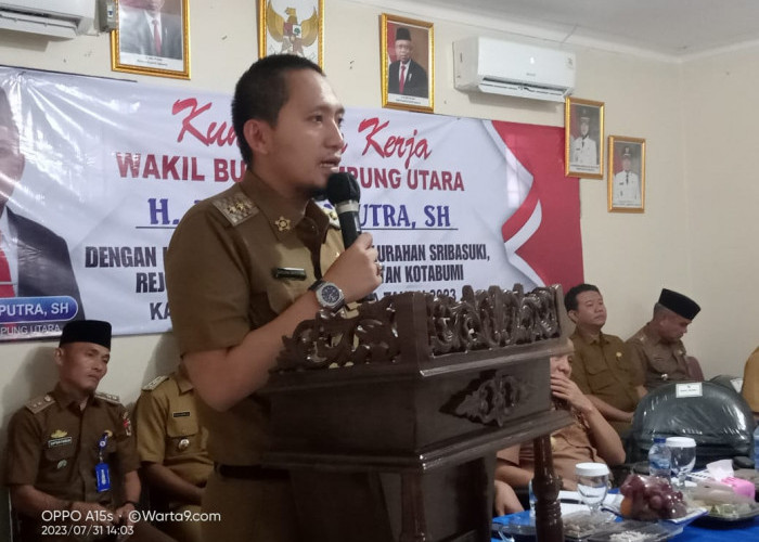 Wabup Lampung Utara Ardian Saputra Silaturahmi Menyapa Warga Kotabumi