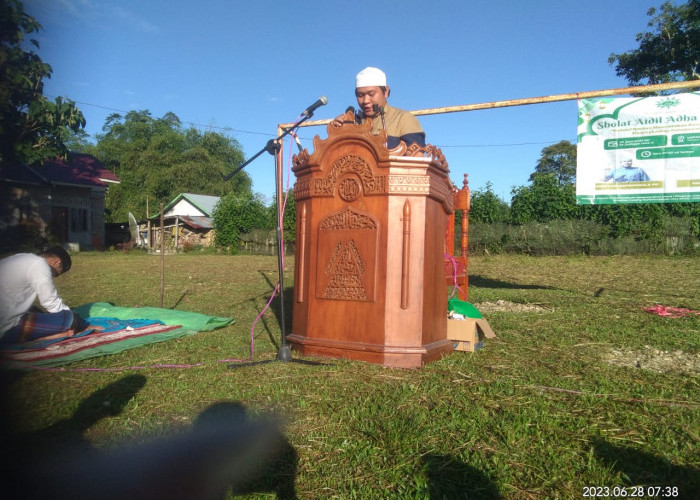 Difasilitasi PD Muhammadiyah, Masyarakat Lampung Barat Shalat Idul Adha