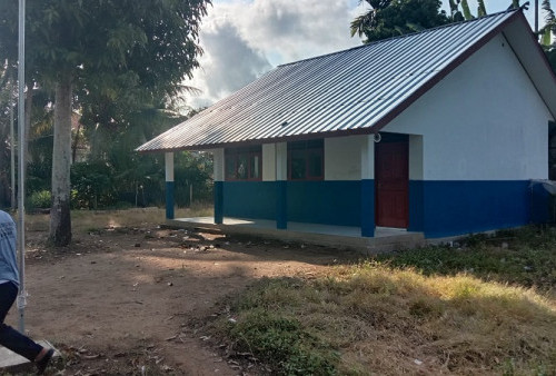 Pembangunan Gedung SDN 121 Krui Dilakukan Bertahap