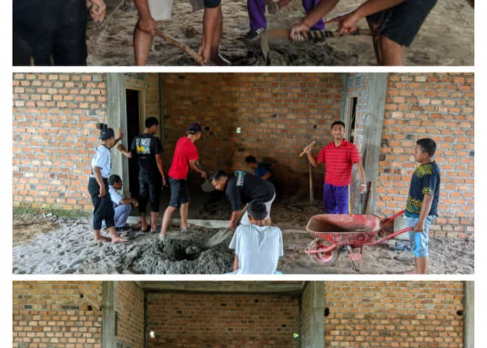 Meski Ditinggal Sang Pencetus, Pembangunan Masjid SMKN 1 Way Tenong Terus Dilanjut