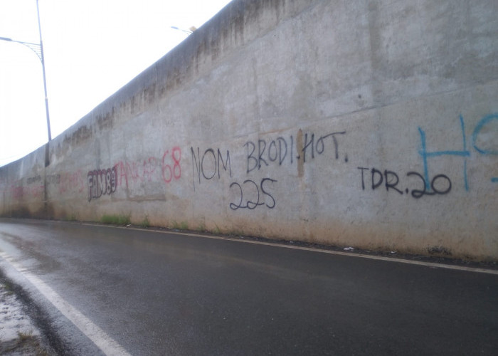 Aksi Vandalisme di Kota Bandarlampung hingga Kini Belum Ditindak