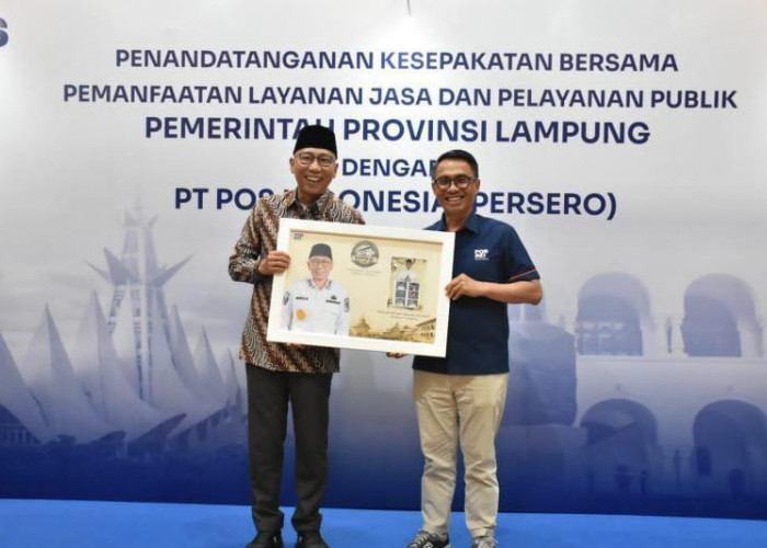 Pemprov Lampung dan PT Pos Indonesia Jalin Kerja Sama Tingkatkan Layanan Publik
