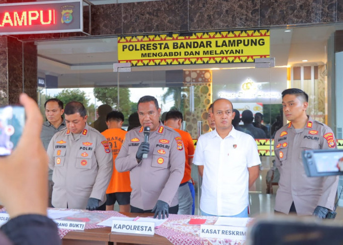 Polisi Tangkap Pencuri dan Penadah Motor di Bandar Lampung