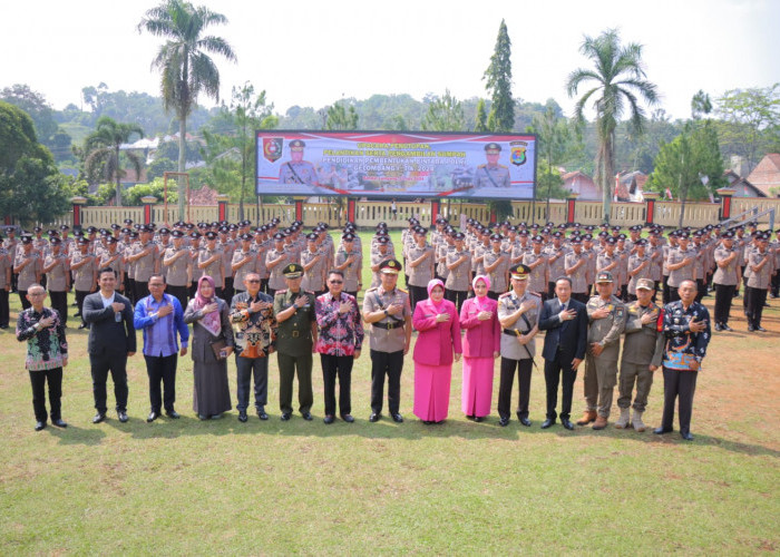 156 Siswa Ditukna di SPN Kemiling Polda Lampung