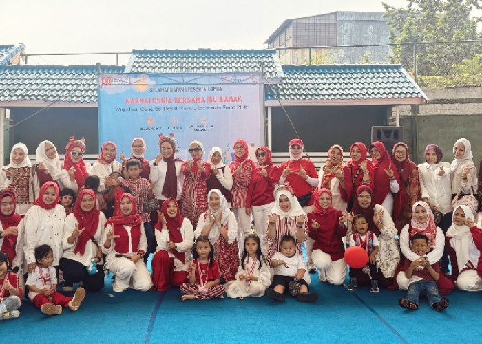 IKBL Gelar Lomba Mewarnai Ibu dan Anak Sambut Hari Anak dan HUT RI ke-80