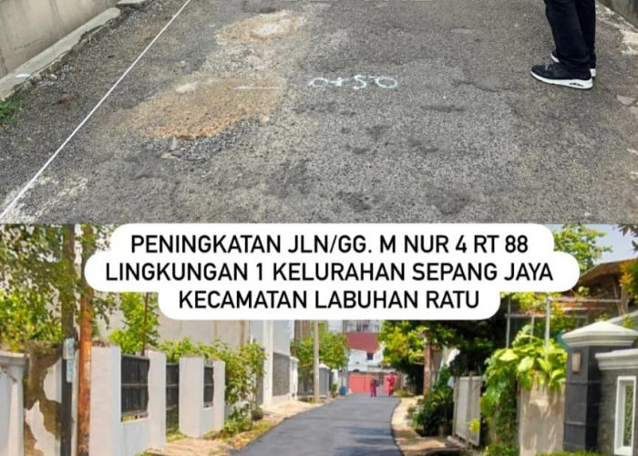 Pemkot Bandar Lampung Prioritaskan Pembangunan 200 Jalan Lingkungan pada 2026