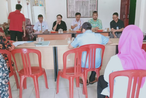 Tim Kecamatan Monev APBP Tahap l di Pekon Sukananti 