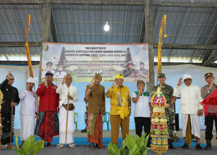 Nyepi Tahun Baru Saka 1945, Arinal Ajak Umat Hindu Jaga Keharmonisan dan Dukung Pembangunan Lampung