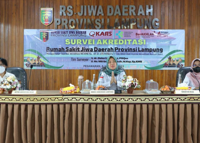 Nunik Berharap Akreditasi Pelayanan RSJ Lampung oleh KARS, Hasilkan Yankes Jiwa yang Prima 
