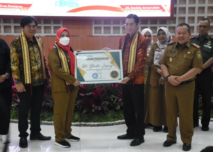 Walikota Sampaikan Ini saat Menghadiri Seremonial Launching UHC Bandar Lampung di Aula Gedung Semergou