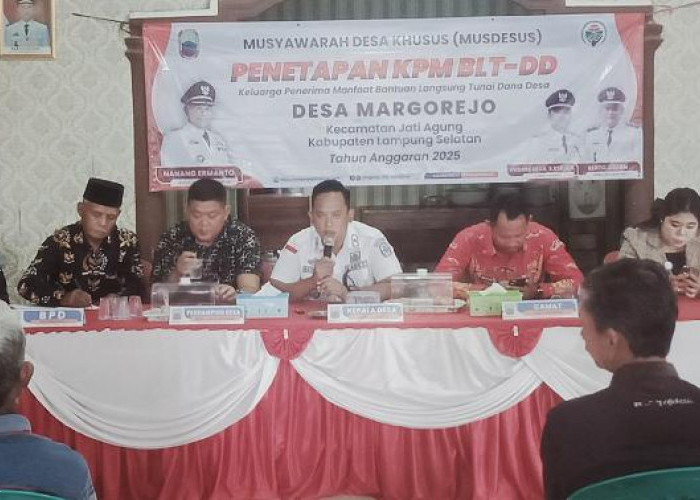 Melalui Musdesus Pemdes Margorejo Tetapkan 7 KPM Penerima BLT DD TA 2025 