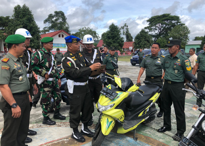 Denpom II/3 Lampung Sosialisasi Operasi Gaktib di Kodim 0422 Lambar