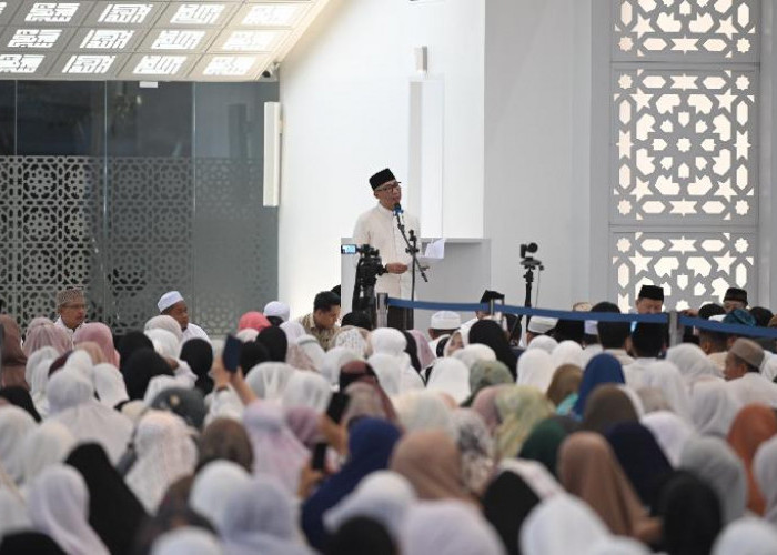 Ribuan Warga Hadiri Istighosah Kubro di Masjid Raya Al-Bakrie, Tutup Agenda Akhir Tahun Pemprov Lampung