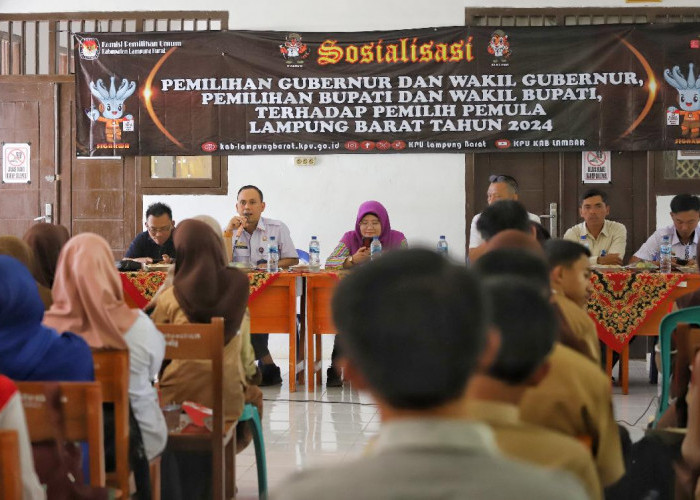 KPU Lampung Barat Ajak Pemilih Pemula Salurkan Hak Pilih pada Pilkada 2024