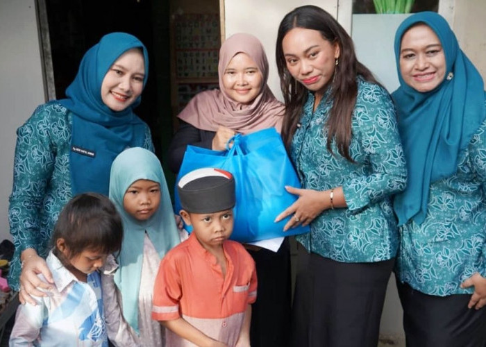 Zita Anjani Bawa Harapan untuk 3 Anak Pengidap Thalasemia di Kalianda