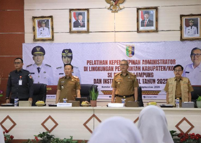 Buka Pelatihan, Sekdaprov Marindo Dorong ASN Lampung Miliki Jiwa Kepemimpinan dan Kompetensi Digital