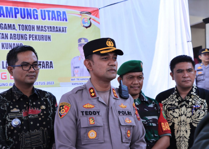 Jelang Pemilu 2024, Kapolres Lampung Utara Beri Himbauan Kamtibmas