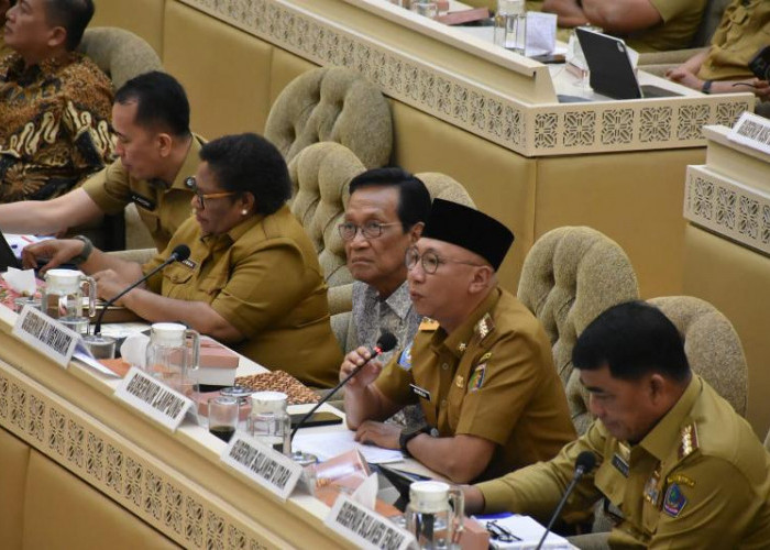 Gubernur Lampung Ungkapkan Tantangan Fiskal Dalam Meningkatkan PAD di Hadapan DPR RI dan Kemendagri