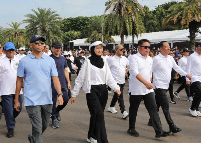 Gubernur Lampung Terpilih Mirza dan Wakil Gubernur Jihan Ikuti Gladi Kotor Pelantikan