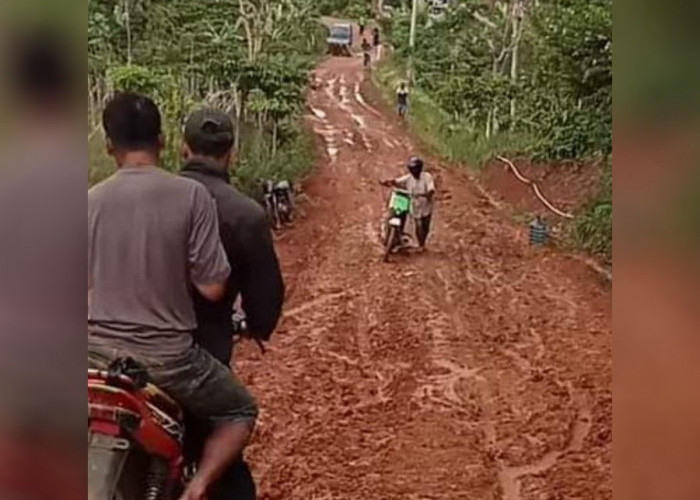 Warga Mabarjaya Tunggu Hadiah Pembangunan Jalan dari Bupati