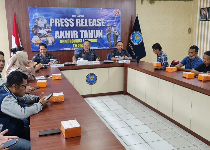 Sepanjang 2022, BNN Lampung Rehab 539 Pecandu Narkoba