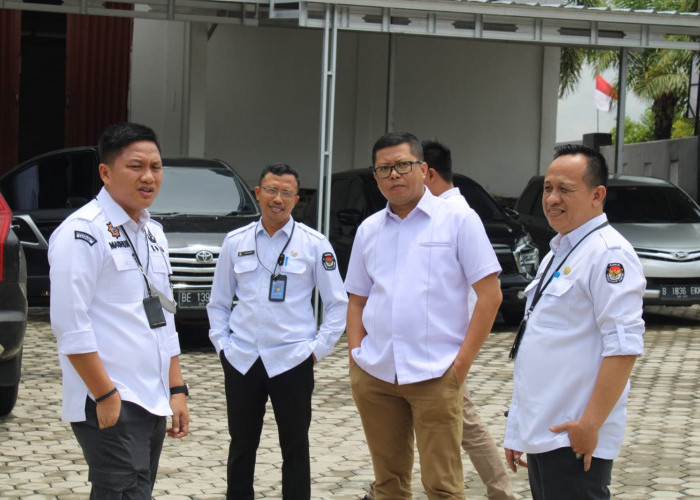 Cek Kesiapan Pemilu, Sekretaris KPU Lampung Berkunjung ke Way Kanan