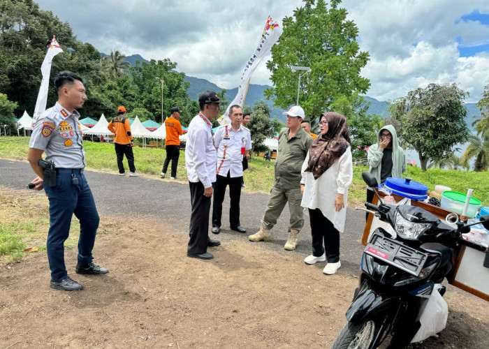 Pj Bupati Lampung Barat Nukman Cek Persiapan Kunjungan Menteri Perdagangan 