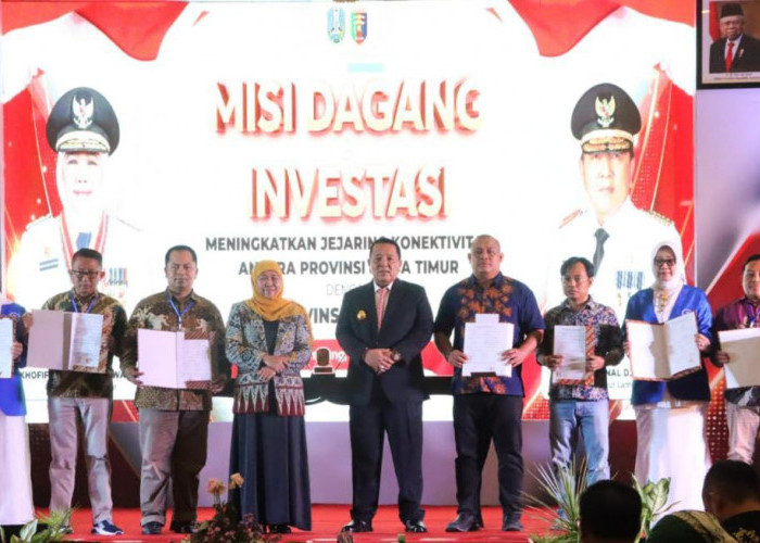 Pemprov Lampung Jalin Kerjasama dengan Pemprov Jatim Melalui Misi Dagang dan Investasi