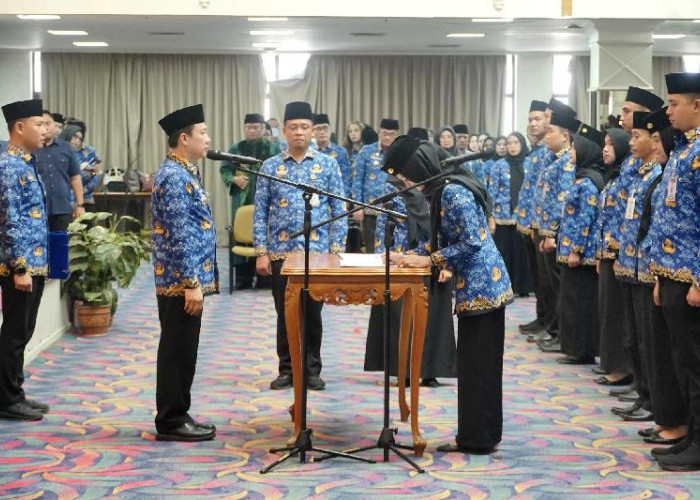 405 ASN Lampung Dilantik, Generasi Muda Didorong Jadi Penggerak Birokrasi