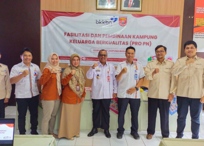 Perwakilan BKKBN Provinsi Lampung-DP2KBP3A Lambar Gelar Fasilitasi dan Pembinaan Kampung KB