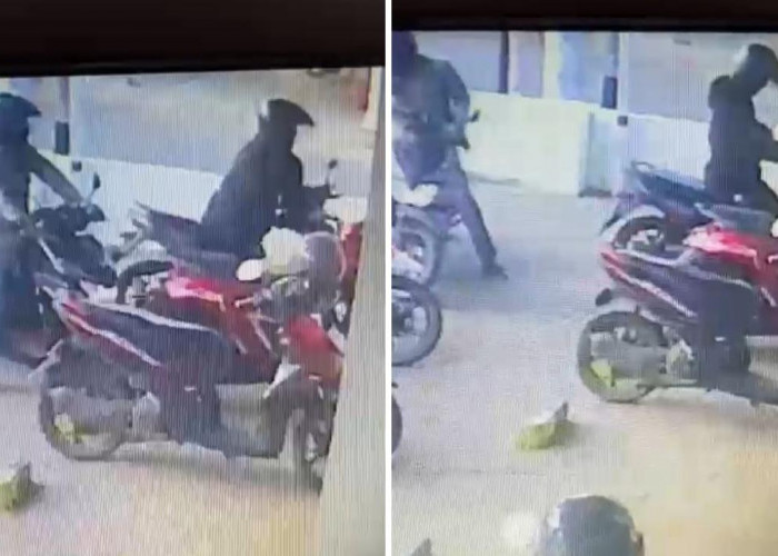 Aksi Curanmor di Lampung Utara Terekam CCTV, Korban Minta Polisi Segera Tangkap Pelaku