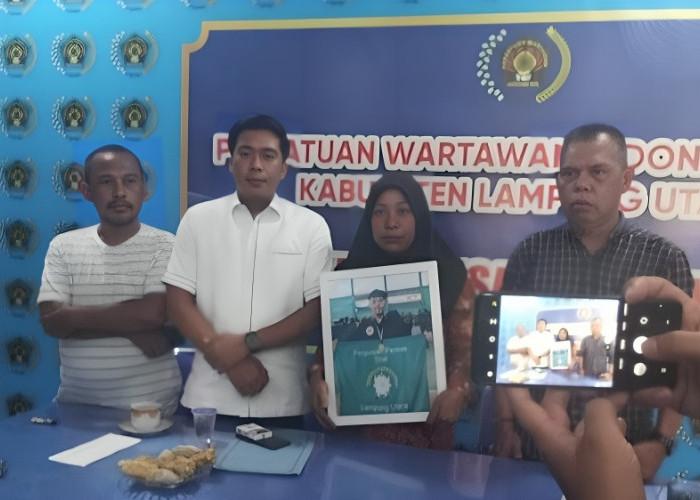 Keluarga Korban Lakalantas Mencari Keadilan ke PWI Lampung Utara 