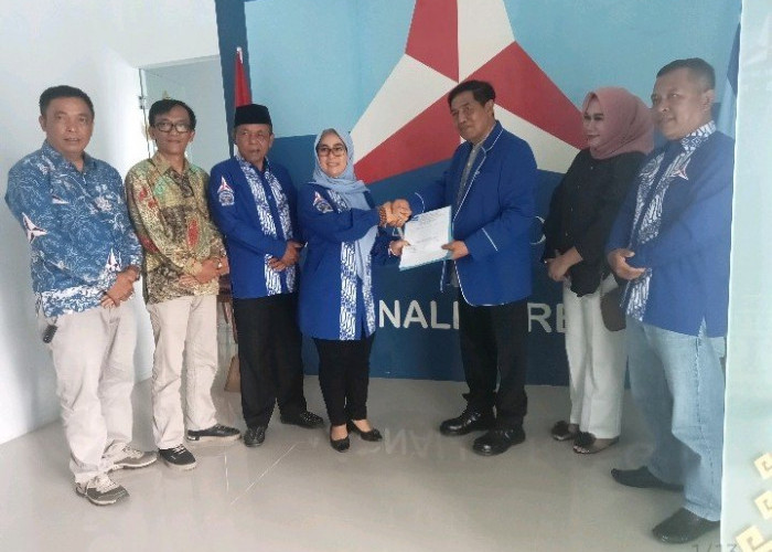 Wakil Ketua DPD Demokrat Lampung I Wayan Dirpha Daftarkan Bakal Calon Bupati Lampung Barat 