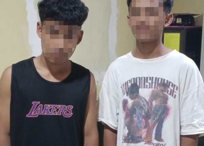 Polsek Tanjung Karang Timur Ringkus Dua Remaja Pengedar Tembakau Sintetis