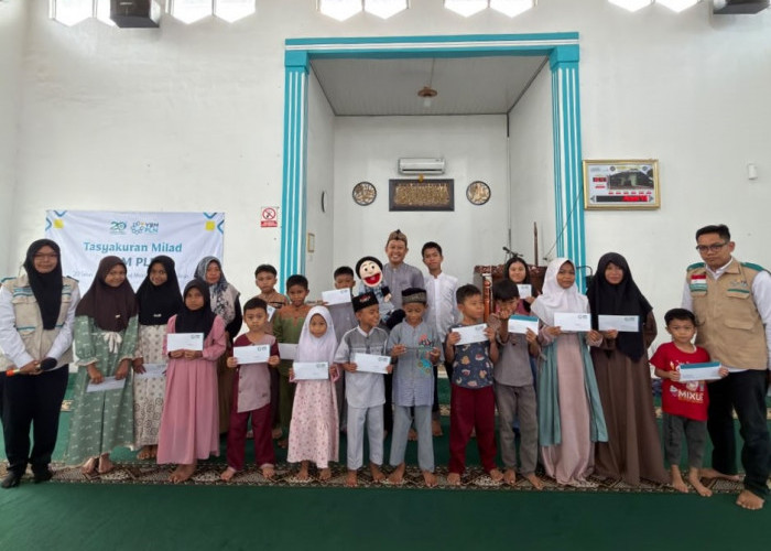 Milad ke-20, YBM PLN UP3 Kotabumi Santuni 55 Anak Yatim dan Dhuafa
