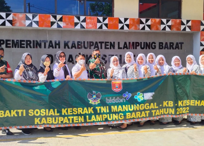 DP2KBP3A Lambar Gelar Kegiatan Kesrak TNI Manunggal, KB-Kesehatan