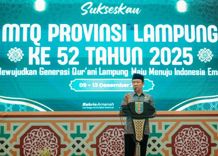 MTQ Lampung ke-52 Resmi Dibuka: 464 Peserta Berebut Piala Bergilir Gubernur