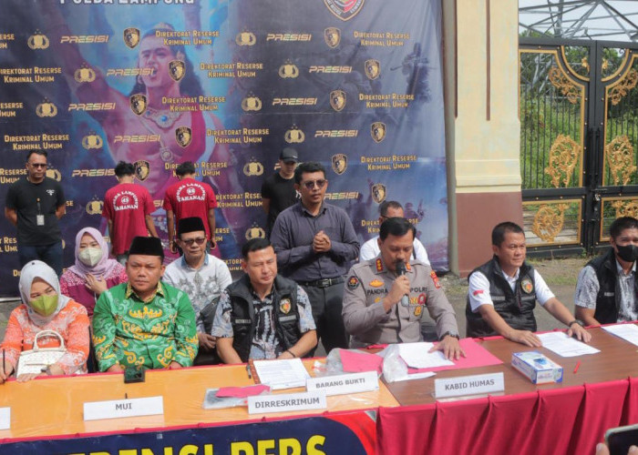 Respon Cepat, Dalam 7 Hari Polda Lampung Ungkap Pelaku Pelemparan Kantor MUI Lampung
